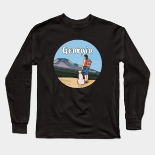 Hiking Georgia Long Sleeve T-Shirt
